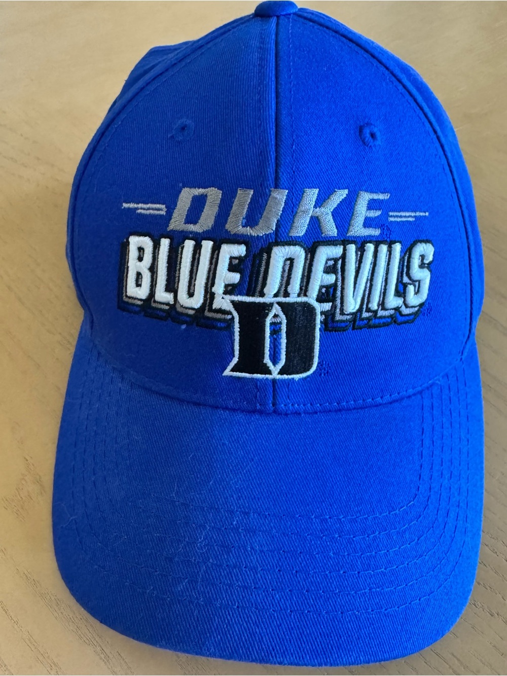Duke Blue Devils Embroidered Blue Baseball Cap Unisex